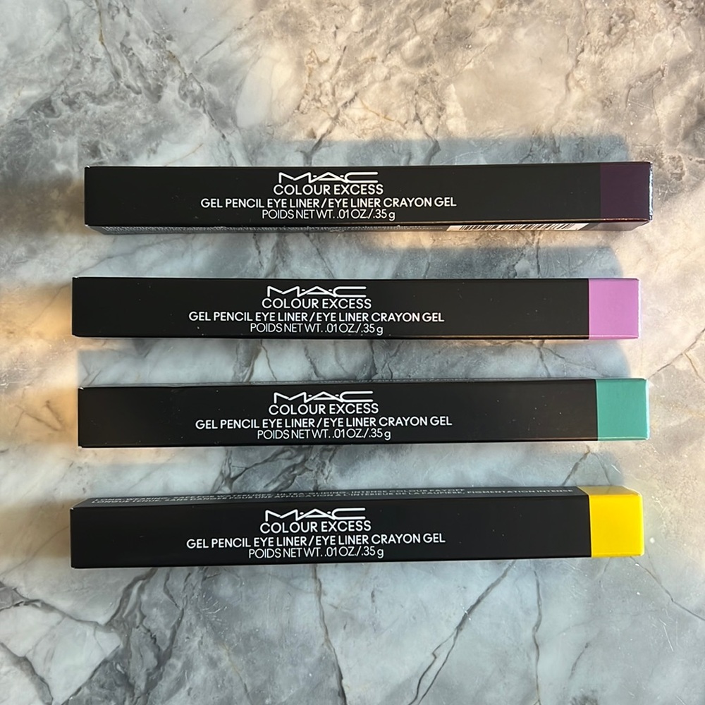 4 NEW MAC gel pencil eye liner